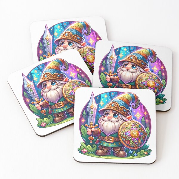 Item preview, gnome knight armor, Gnome Sticker designed and sold by Netroder.