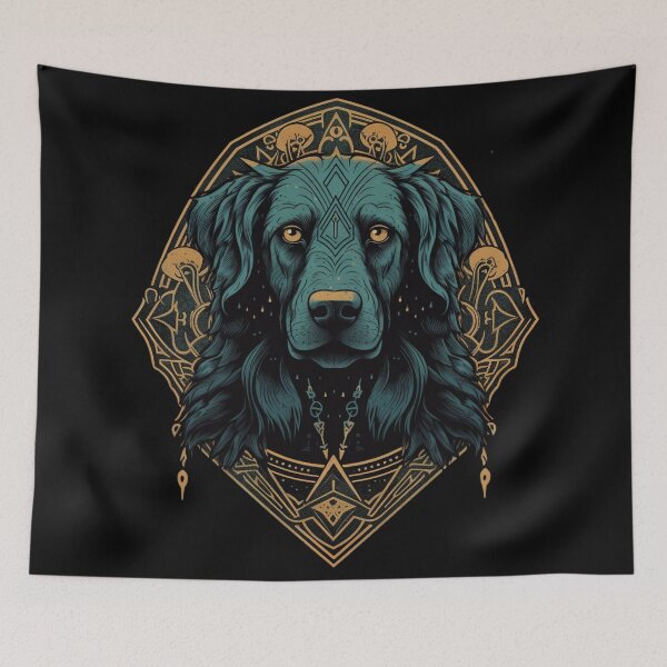Item preview, Runic dark labrador Dog designed and sold by SkyEditor.