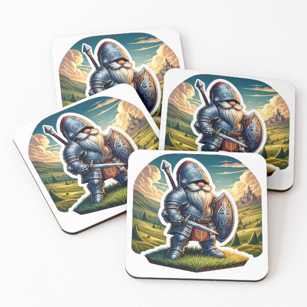 Item preview, gnome knight armor, Gnome Sticker designed and sold by Netroder.
