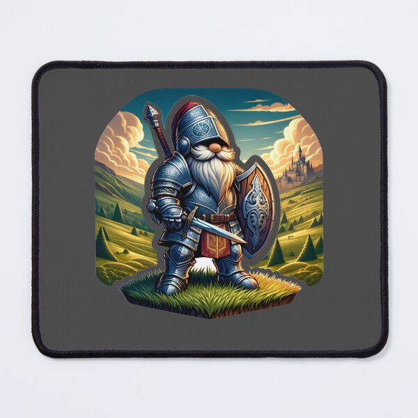 Item preview, gnome knight armor, Gnome Sticker designed and sold by Netroder.
