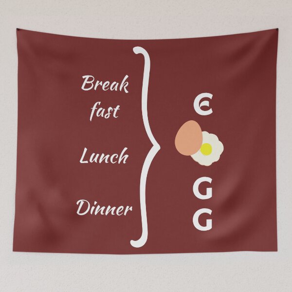 Item preview, Breakfast, Lunch, Dinner = Eggs designed and sold by Ruthrasankar.
