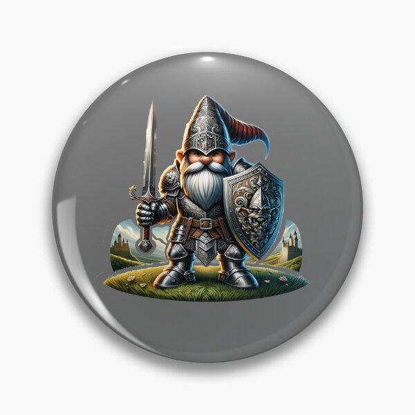 Item preview, gnome knight armor, Gnome Sticker designed and sold by Netroder.