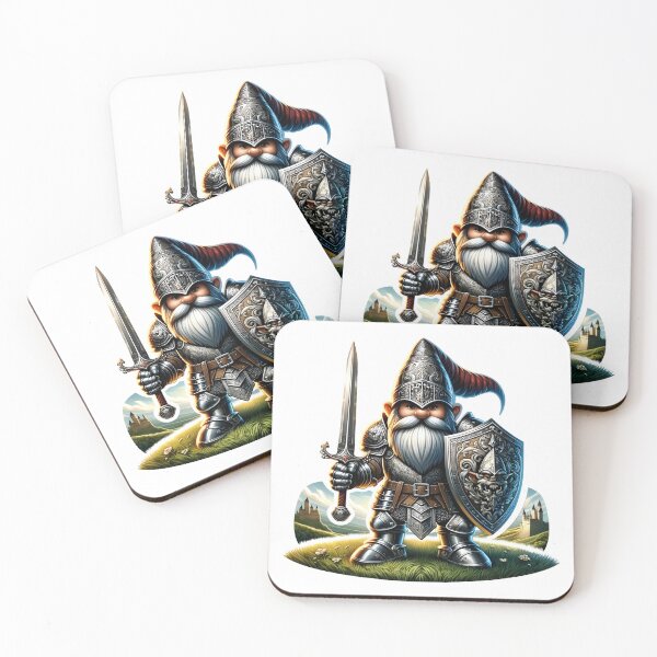 Item preview, gnome knight armor, Gnome Sticker designed and sold by Netroder.
