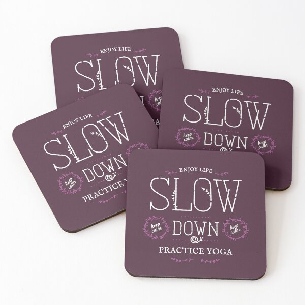 Item preview, Yoga Happy Slow Life designed and sold by Geek Updated.