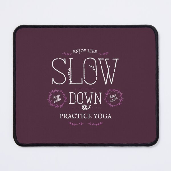 Item preview, Yoga Happy Slow Life designed and sold by Eurokollektiv.