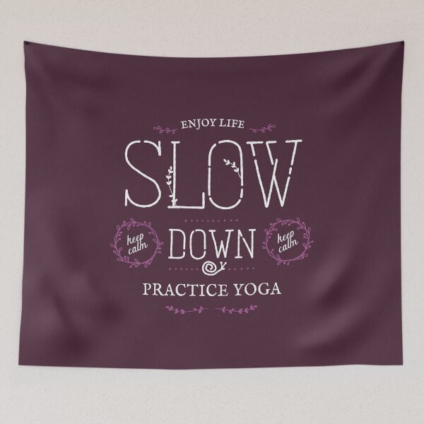Item preview, Yoga Happy Slow Life designed and sold by Geek Updated.