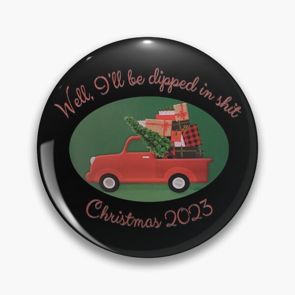 Item preview, Lil' red truck haulin' a Christmas tree designed and sold by BrainFartDesign.