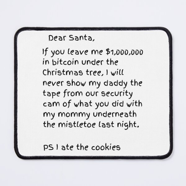 Item preview, Blackmailing Santa designed and sold by TygerOCatz.