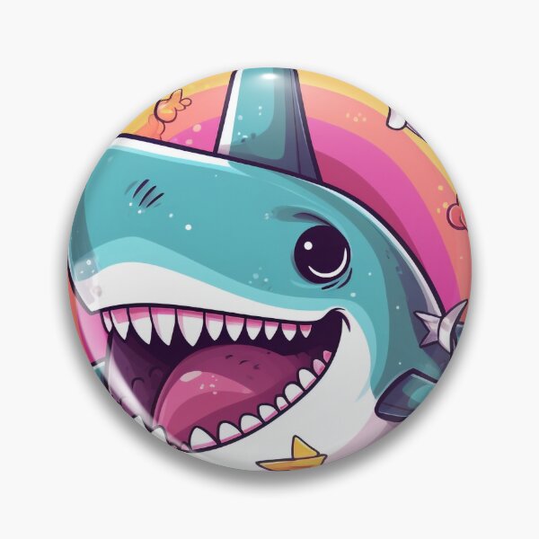 Item preview, Rainbow Sharky  designed and sold by WhatThePawArts.