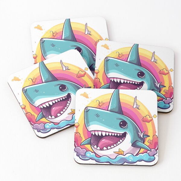 Item preview, Rainbow Sharky  designed and sold by WhatThePawArts.