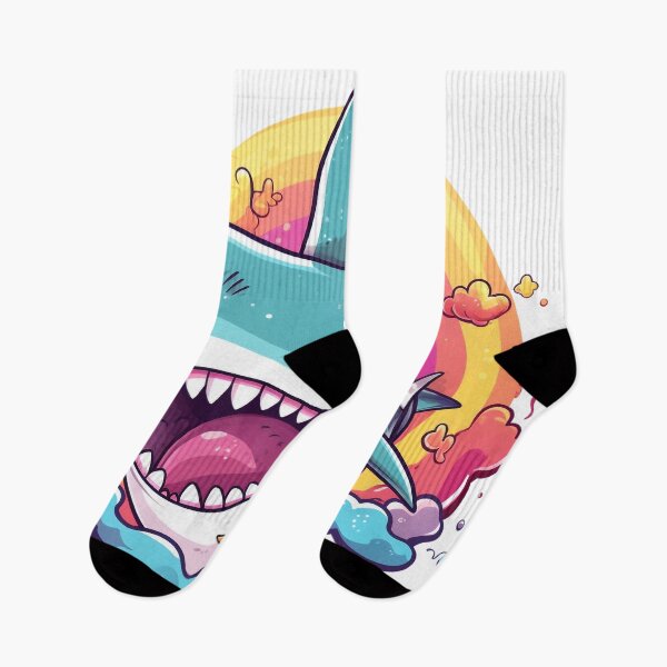 Item preview, Rainbow Sharky  designed and sold by WhatThePawArts.