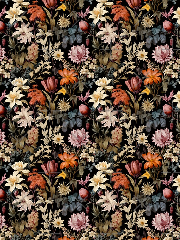 Thumbnail 4 of 4, iPhone Case, Floral Pattern Repeating - Style 4 designed and sold by ChesterGraphics.