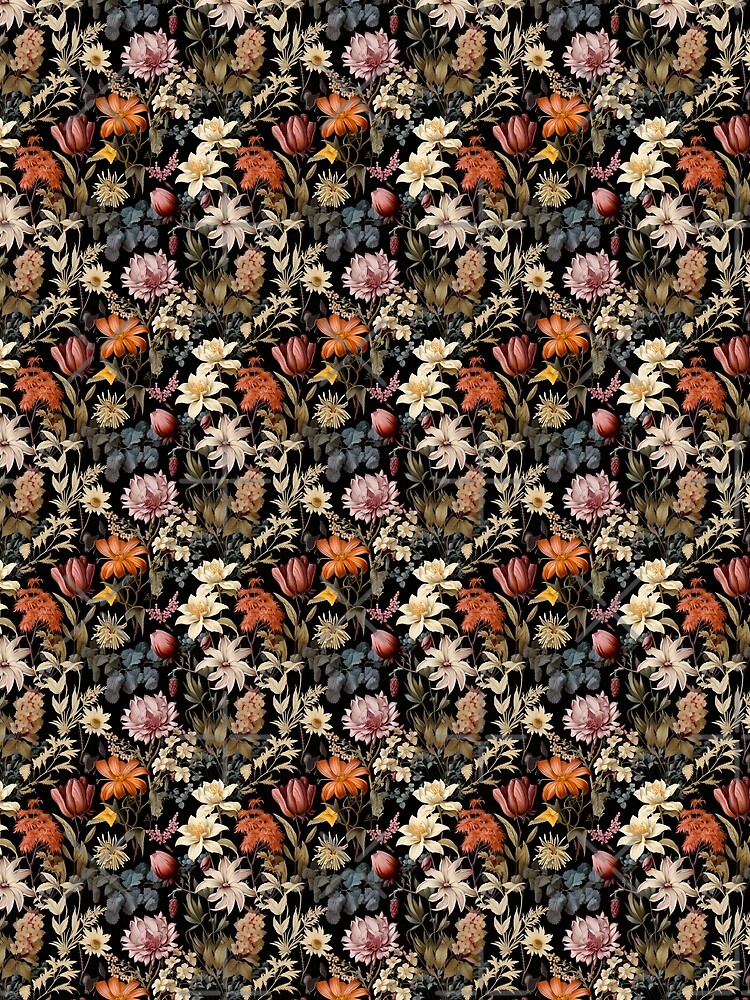 Thumbnail 3 of 3, Scarf, Floral Pattern Repeating - Style 4 designed and sold by ChesterGraphics.