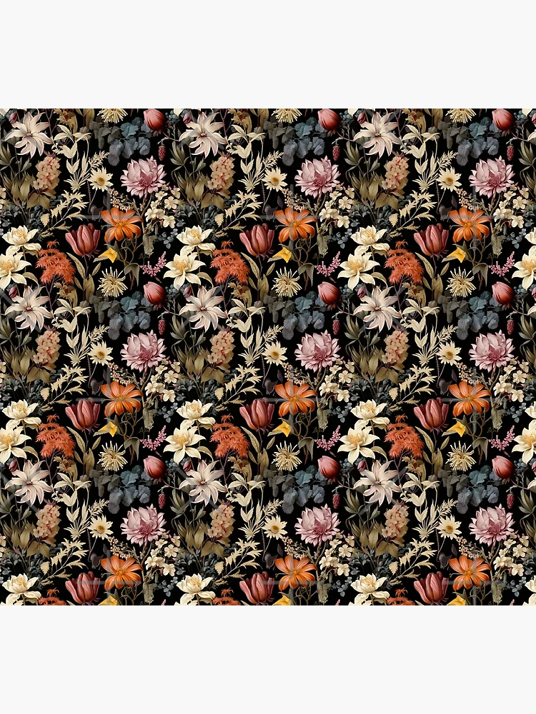Thumbnail 5 of 5, Socks, Floral Pattern Repeating - Style 4 designed and sold by Eddie Chester.