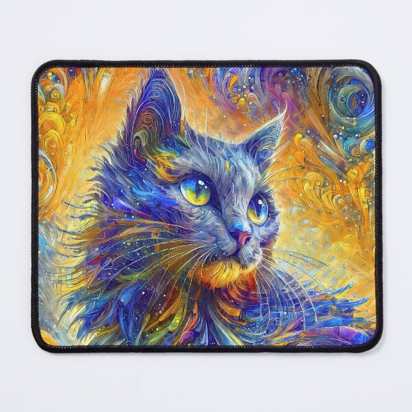 Item preview, Abstractions of abstract abstraction of cat. DeepDream #1938282461744 designed and sold by blackhalt.
