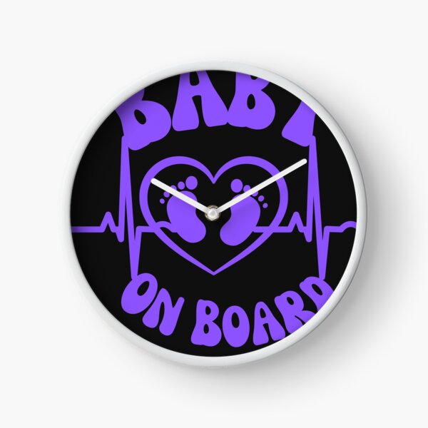 Item preview, Baby On Board - Purple designed and sold by Kate Juergens.