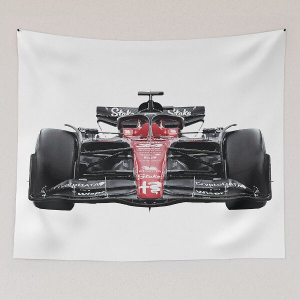 Item preview, Alfa F1 Racing 2023 F1 car C43 Front View Valtteri Bottas Zhou Guanyu designed and sold by FormulaGTee1.