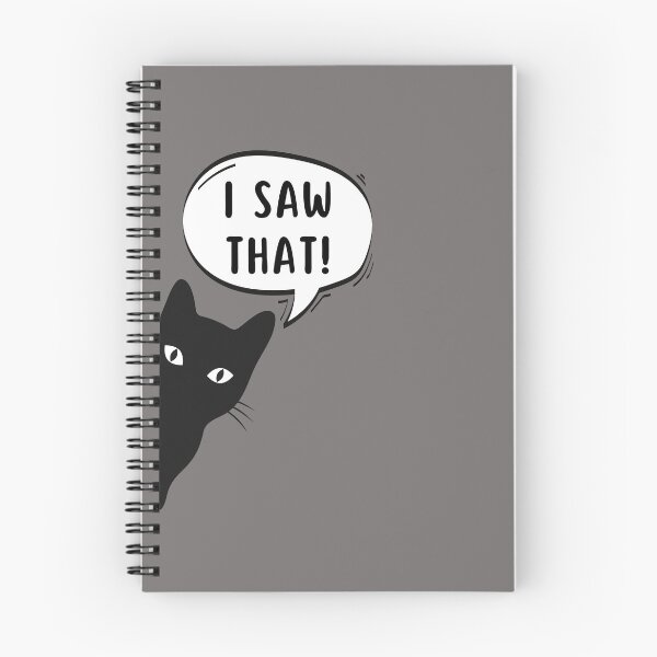Item preview, i saw that - cat peeping around the corner designed and sold by Alyn8.