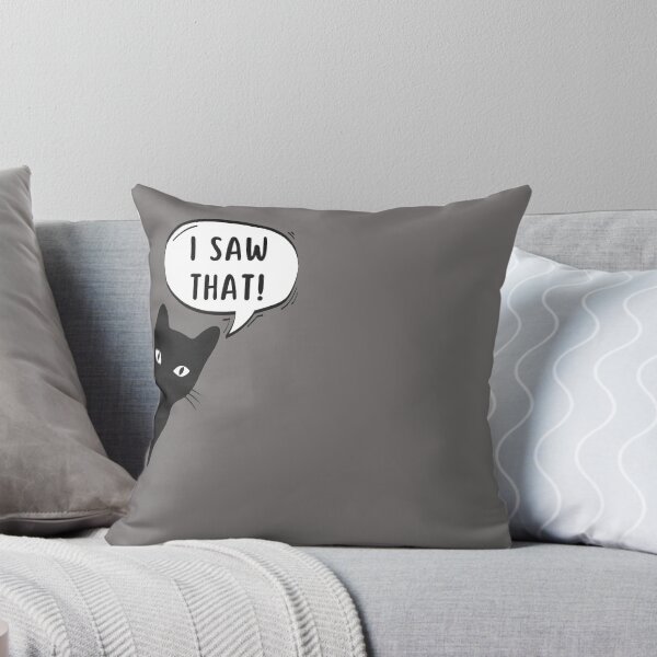 Item preview, i saw that - cat peeping around the corner designed and sold by Alyn8.