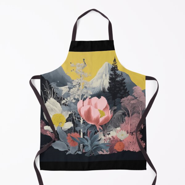 Item preview, Negative Effect Collage Style Landscape of Nature, Flowers and Mountains designed and sold by Je-we.