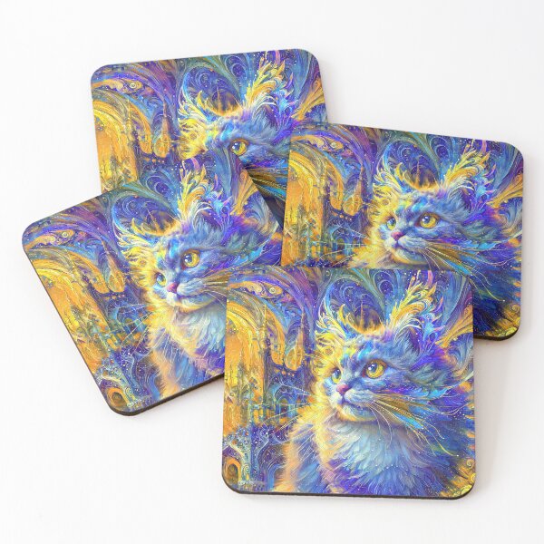 Item preview, Abstractions of abstract abstraction of cat. DeepDream #2046311407491 designed and sold by blackhalt.