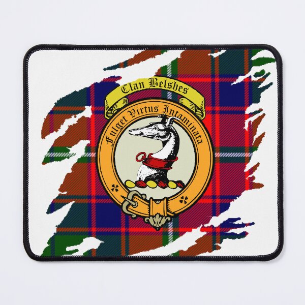 Item preview, Belshes Clan Crest Scottish Surname Tartan designed and sold by BagTown Clans.