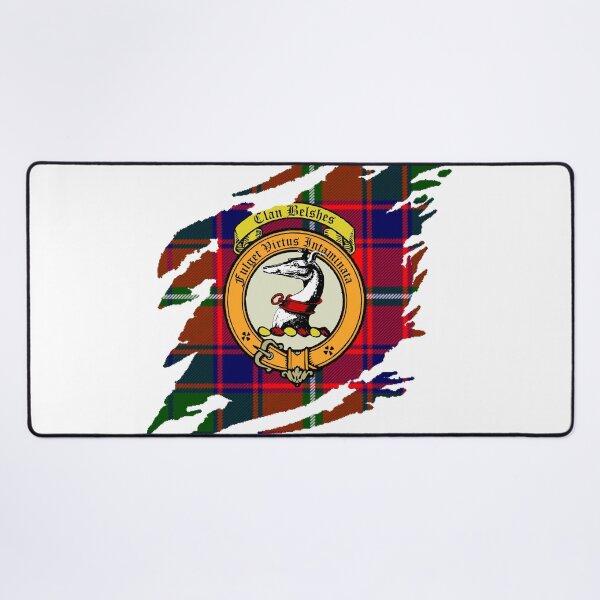 Item preview, Belshes Clan Crest Scottish Surname Tartan designed and sold by BagTown Clans.