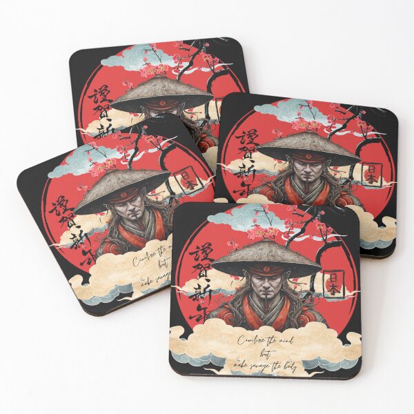 Item preview, Japanese Samurai With motivational Quote designed and sold by Kasun94.