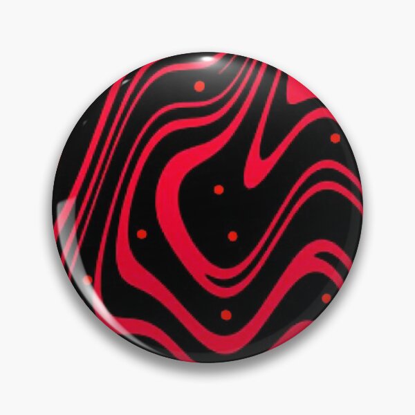 Item preview, Black and Red Geometric waves designed and sold by zorkaa1.