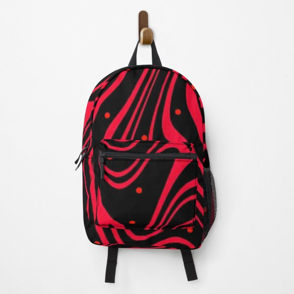 Item preview, Black and Red Geometric waves designed and sold by zorkaa1.