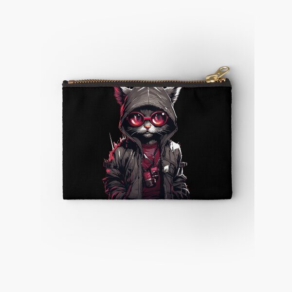 Item preview, Cyberpunk Cat Kitten Hacker Style  designed and sold by EternalDelight1.