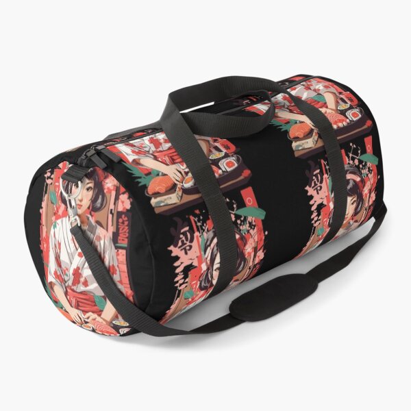 Item preview, Kawaii Sushi Anime Girl Retro Ukiyo-e Style designed and sold by LuminOrb.
