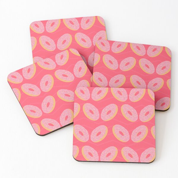 Item preview, Pink Glazed Doughnuts designed and sold by WhiteCatGraphic.