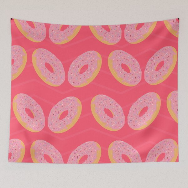 Item preview, Pink Glazed Doughnuts designed and sold by WhiteCatGraphic.