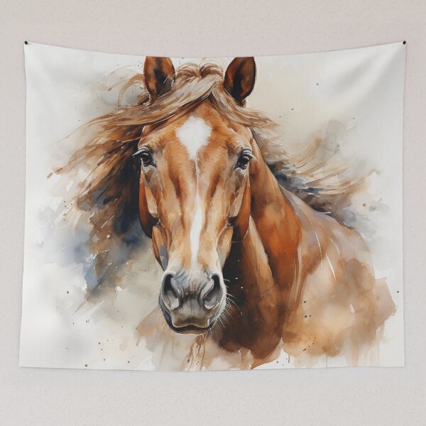 Item preview, Watercolor Horse Painting 2 designed and sold by shanessie6.