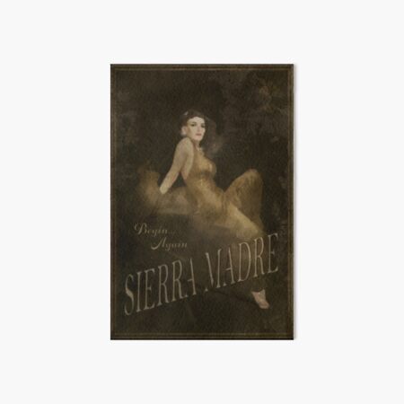 Item preview, Sierra Madre Poster Print designed and sold by PufferArt.