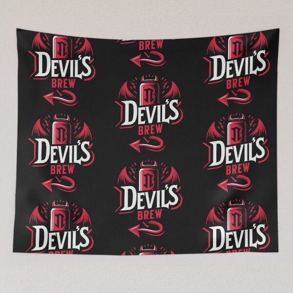 Item preview, Red Devil Meditating designed and sold by PickledjoArt.