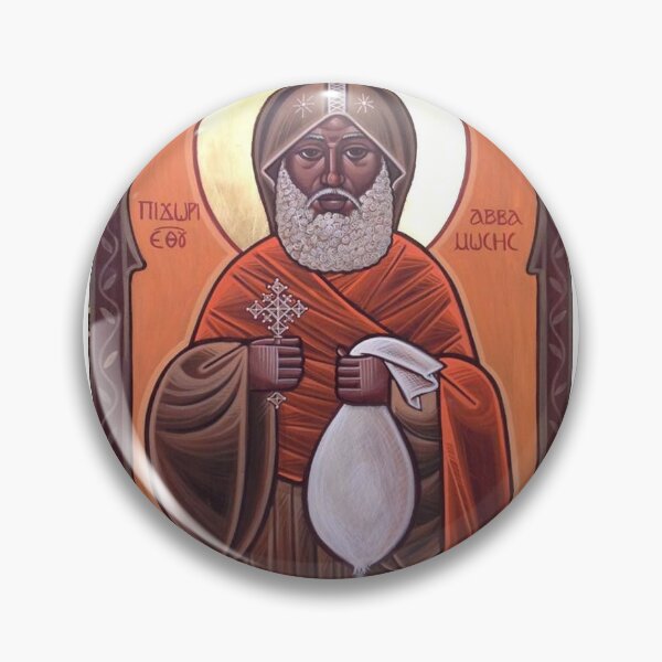 Item preview, St. Moses Coptic Icon designed and sold by jangopet.