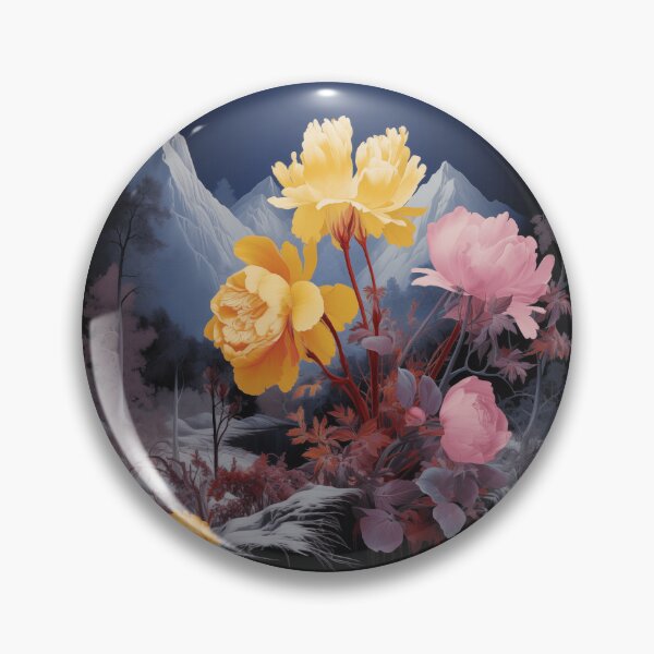 Item preview, Negative Effect Landscape of Nature, Flowers and Mountains designed and sold by Je-we.