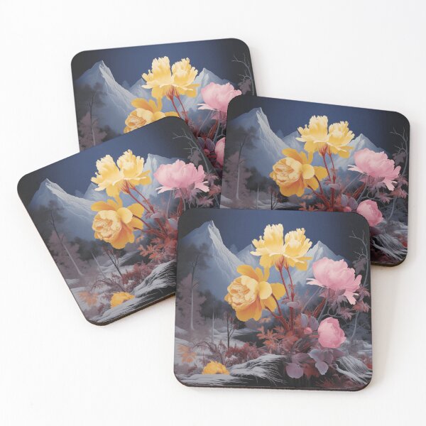 Item preview, Negative Effect Landscape of Nature, Flowers and Mountains designed and sold by Je-we.