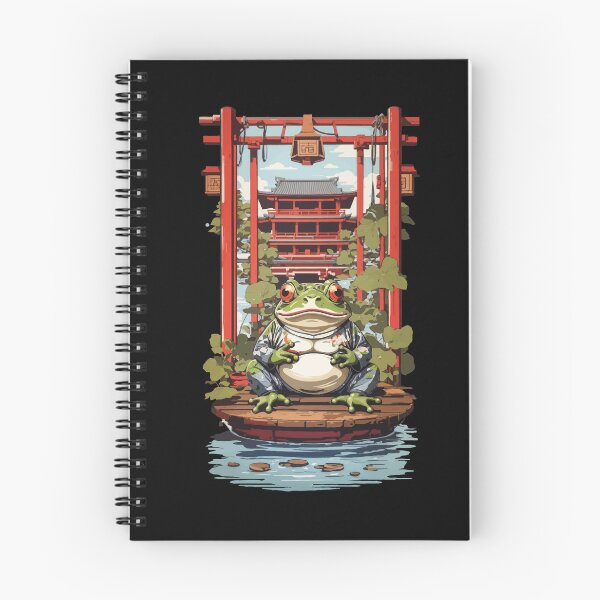 Item preview, Japanese Lucky Charm Frog Aesthetics Design designed and sold by LuminOrb.