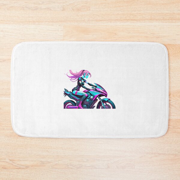 Item preview, Pink-Haired Biker Girl designed and sold by BADESIGNZZ.