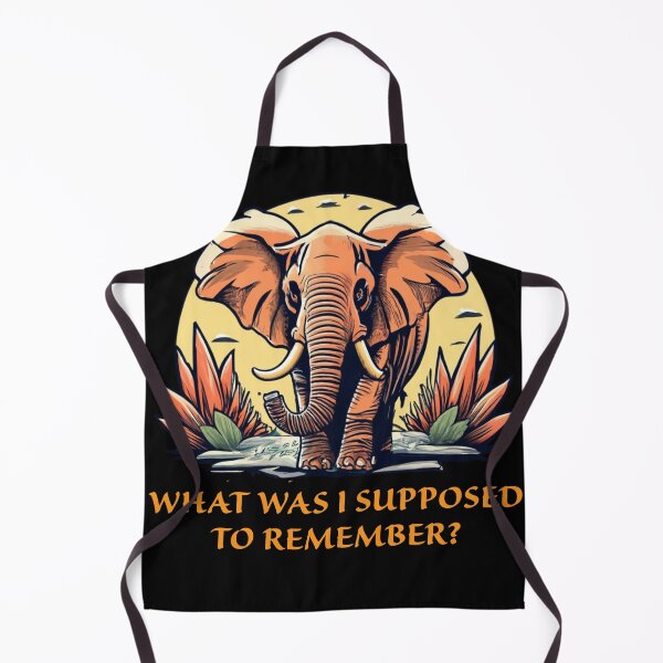 Item preview, Funny Forgetful Elephant Satire designed and sold by Nature's Fancy.
