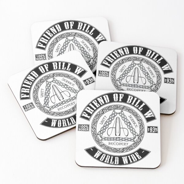 Item preview, AA FRIEND OF BILL W Patch work - B&W V. 2 designed and sold by NA-WEARS.