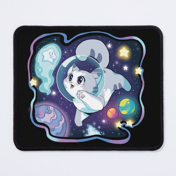 Item preview, The space cat in the cute universe designed and sold by Puurrfectly.