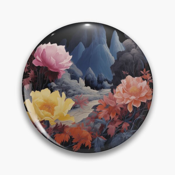 Item preview, Negative Effect Landscape of Nature, Flowers and Mountains designed and sold by Je-we.