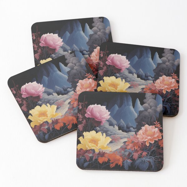Item preview, Negative Effect Landscape of Nature, Flowers and Mountains designed and sold by Je-we.