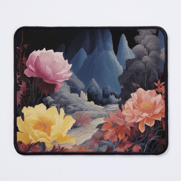 Item preview, Negative Effect Landscape of Nature, Flowers and Mountains designed and sold by Je-we.