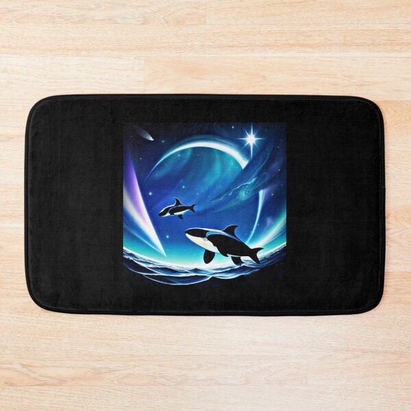 Item preview, Orcas in space designed and sold by Flowerslaps.
