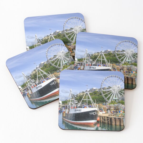 Item preview, Torquay Fishing Boat Devon England designed and sold by GG WALL ART.